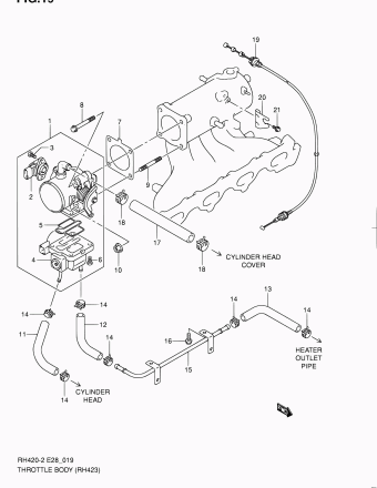 Aerio RH423 RH423 (E28:MY 2004)