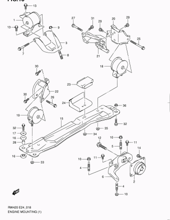 SX4/S-Cross RW416 RW416-6 (E10,E85,E96)