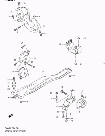 SX4/S-Cross RW416 RW416-6 (E10,E85,E96)