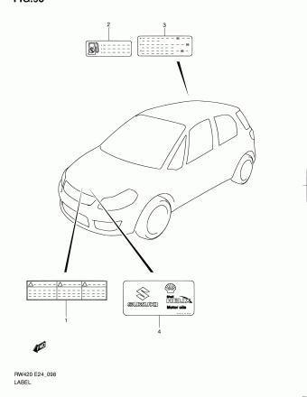 SX4/S-Cross RW416 RW416-6 (E10,E85,E96)