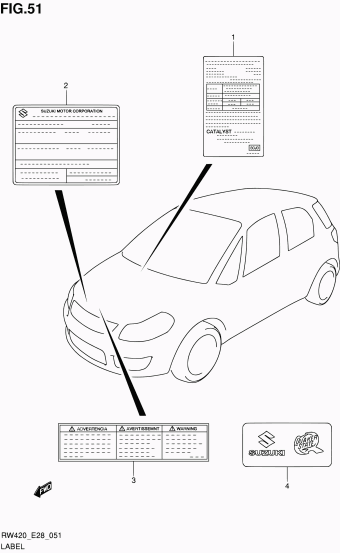 SX4/S-Cross RW420 RW420 (E28:MY 2012)