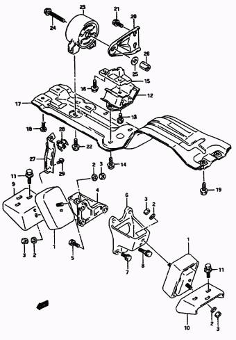 Vitara/Sidekick SE416 SE416 (E28:MY 1995)