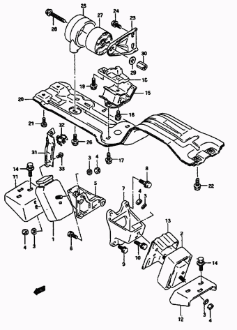 Vitara/Sidekick SE416 SE416 (E28:MY 1995)