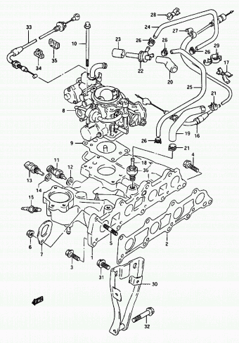 Vitara/Sidekick SE416 SE416 (E03,E33:MY 1992)