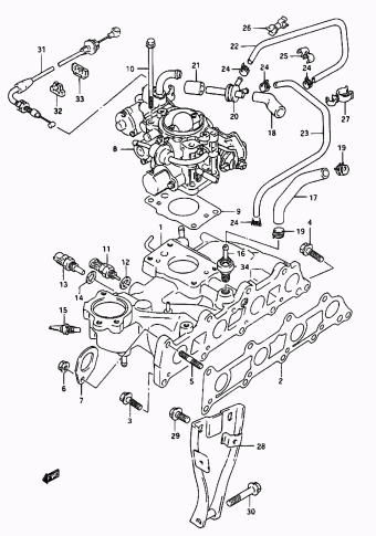 Vitara/Sidekick SE416 SE416 (E03,E33:MY 1993)