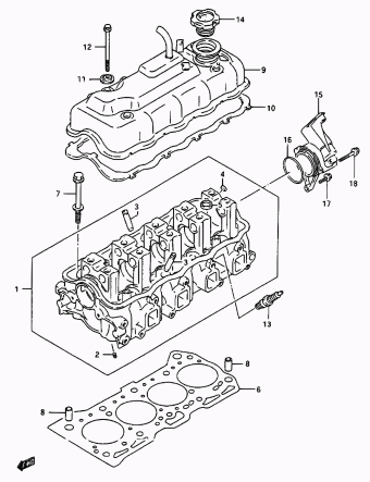 Vitara/Sidekick SE416 SE416 (E03,E33:MY 1993)