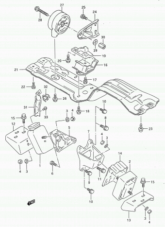 Vitara/Sidekick SE416 SE416-3 (5DR)