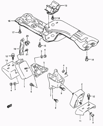 Vitara/Sidekick SE416 SE416 (E03,E33:MY 1992)