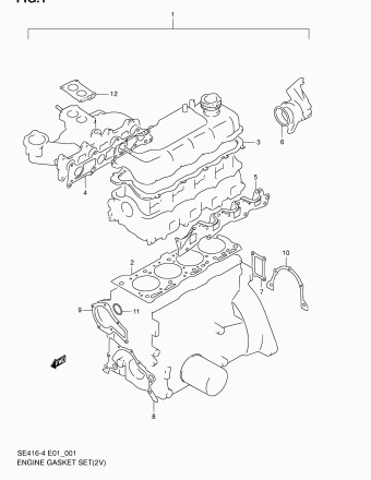 Vitara/Sidekick SE416 SE416-4