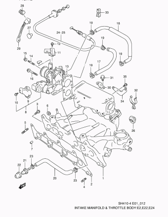 Alto - A-Star/Celerio/800/Fronte/Cultus SH410 SH410-4 (Maruti)