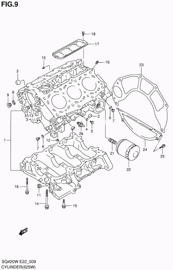 Grand Vitara SQ625 SQ625W (E02,E06,E21,E22,E24)