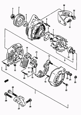 Alto - A-Star/Celerio/800/Fronte/Cultus SD306 SD306-2