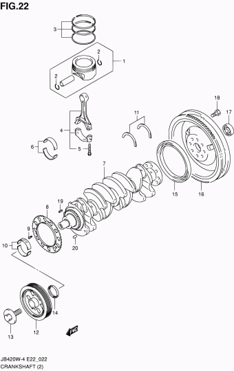 Grand Vitara JB424 JB424W-5 (E10,E96)
