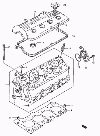 Baleno/Esteem SY416 SY416 (E03,E28,E33,E60:MY 1997)