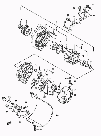 Baleno/Esteem SY416 SY416 (E03,E28,E33,E60:MY 1997)
