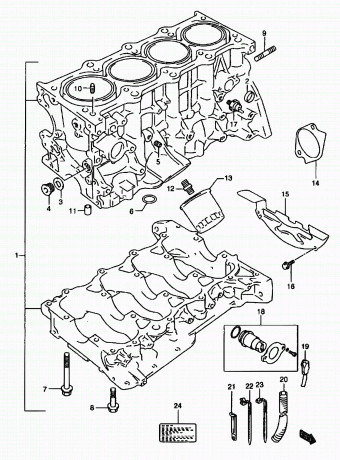 Baleno/Esteem SY418 SY418 (E03,E28,E33,E60:MY 2001)
