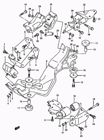 Alto - A-Star/Celerio/800/Fronte/Cultus SR306 SR306-3