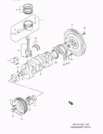 Baleno/Esteem SY416 SY416-3