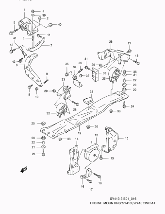 Baleno/Esteem SY416 SY416-3
