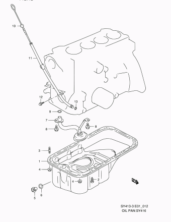 Baleno/Esteem SY416 SY416-3