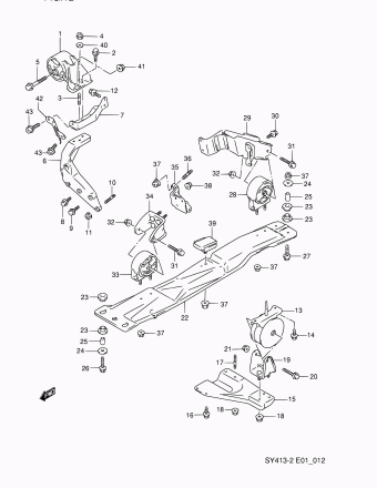 Baleno/Esteem SY416 SY416-2