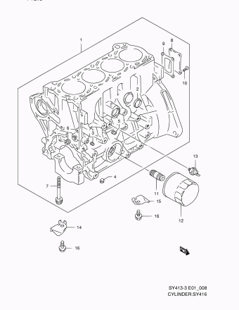 Baleno/Esteem SY416 SY416-3