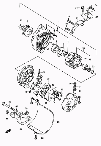 Baleno/Esteem SY416 SY416 (E03,E28,E33,E60:MY 2000)