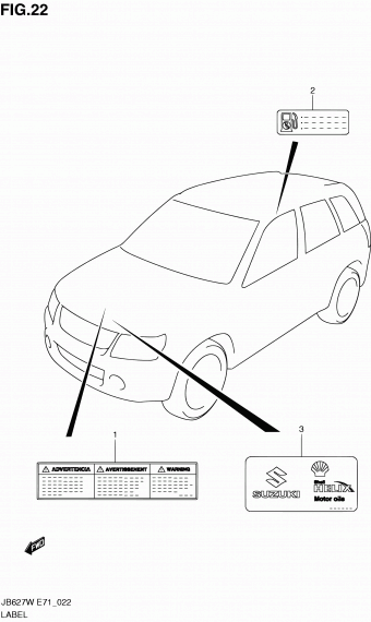 Grand Vitara JB627 JB627W (E71:MY 2007)