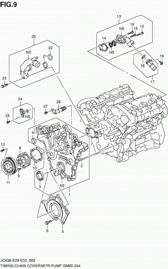 Grand Vitara XL-7 JC636 JC636 (E28,E33:MY 2007)