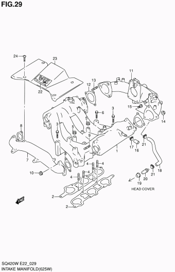 Grand Vitara SQ625 SQ625W (E02,E06,E21,E22,E24)