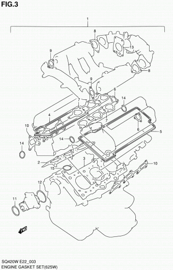 Grand Vitara SQ625 SQ625W (E02,E06,E21,E22,E24)