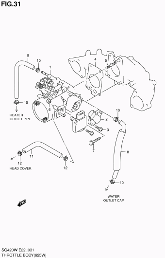 Grand Vitara SQ625 SQ625W (E02,E06,E21,E22,E24)