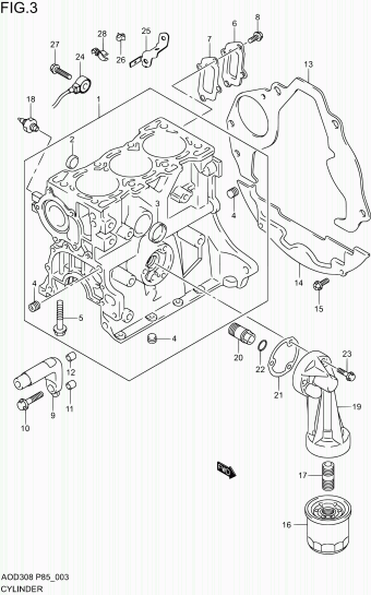 Alto - A-Star/Celerio/800/Fronte/Cultus AOD308 AOD308 (P85)