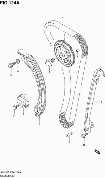 Alto - A-Star/Celerio/800/Fronte/Cultus AVK310 AVK310 (P24)