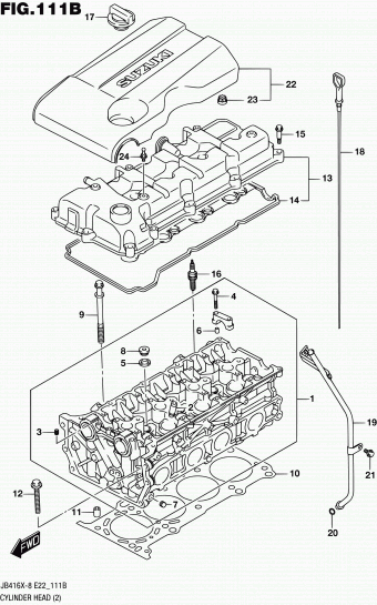 Grand Vitara JB424 JB424X-8 (E10,E48,E96)