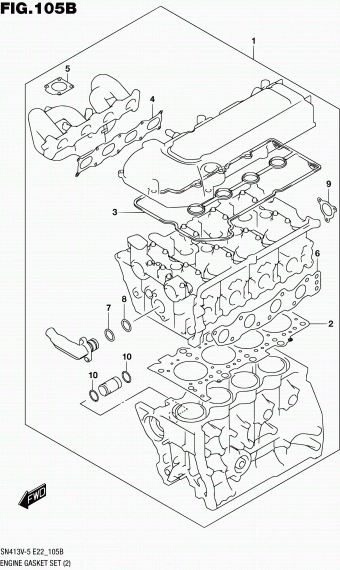 Jimny SN413 SN413V-6 (E10,E43)