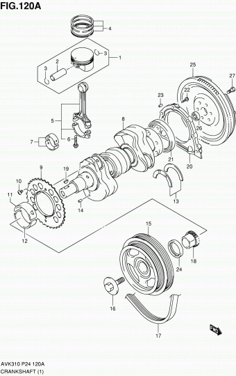 Alto - A-Star/Celerio/800/Fronte/Cultus AVK310 AVK310 (P24)