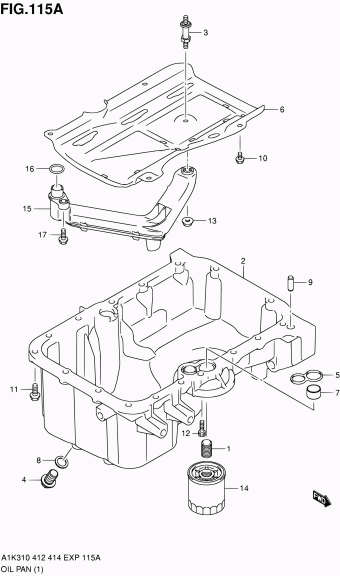 Baleno/Esteem A1K310 A1K310 (E02,E22,E24,E38)