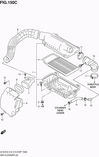 Baleno/Esteem A1K414 A1K414 (E48,E96)