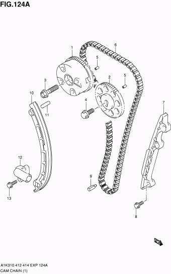 Baleno/Esteem A1K310 A1K310 (E02,E22,E24,E38)