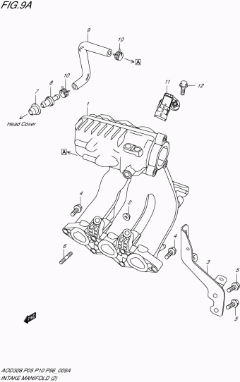Alto - A-Star/Celerio/800/Fronte/Cultus AOD308 AOD308 (E10,E96)