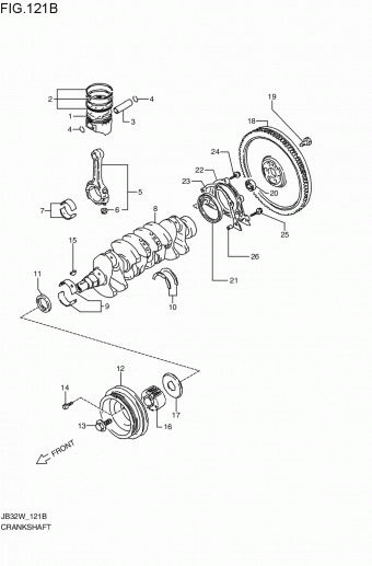 Jimny ミッション;略語 JB32W