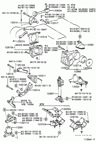 CAMRY MCV20L-CEMNKA SXV20,MCV20