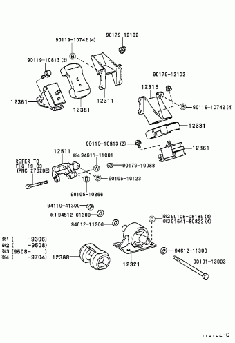 HIACE VAN,COMMUTER RZH113L-SBMREV LH1##,RZH10#,11#,125,135,15#