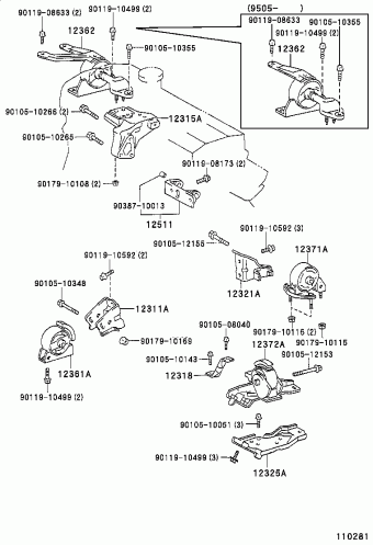 COROLLA SED/WG EE100L-AEMDSW AE10#,CE100,EE10#