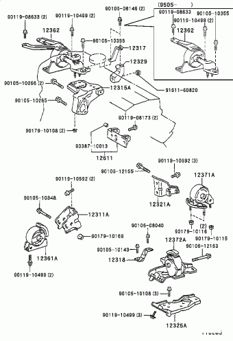 COROLLA HB/LB EE101L-ALMDKW AE10#,CE100,EE10#