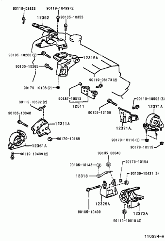 COROLLA LB EE110L-ALMDSV AE11#,EE110