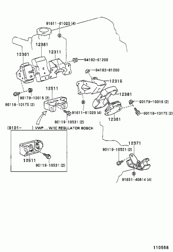 HILUX YN85L-TRMRSWA YN85,LN85