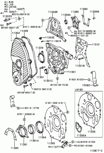 HILUX LN150L-CRMDSW KDN1##,LN1##,RZN168,173