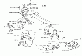 CAMRY ( SED) SXV10R-AEMEKN SXV1#,VCV10,MCV10